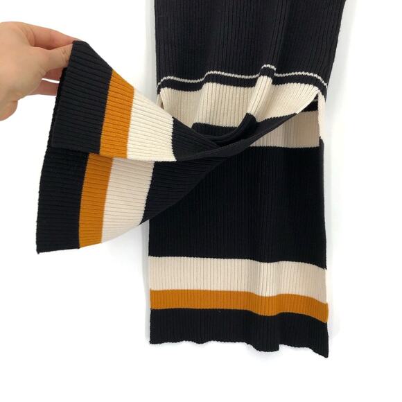 OSKLEN Striped Knit Skirt Black Red White Yellow M - Picture 5 of 10